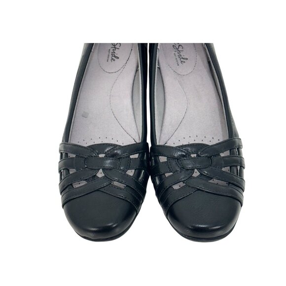 LifeStride Womens Black Slip On Flats Size 10M- Lightweight & Comfortable Design - Picture 10 of 12